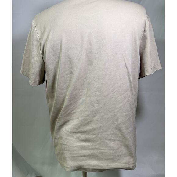 PERRY ELLIS Men’s Ivory Ribbed Top T-Shirt - XL - Picture 4 of 8